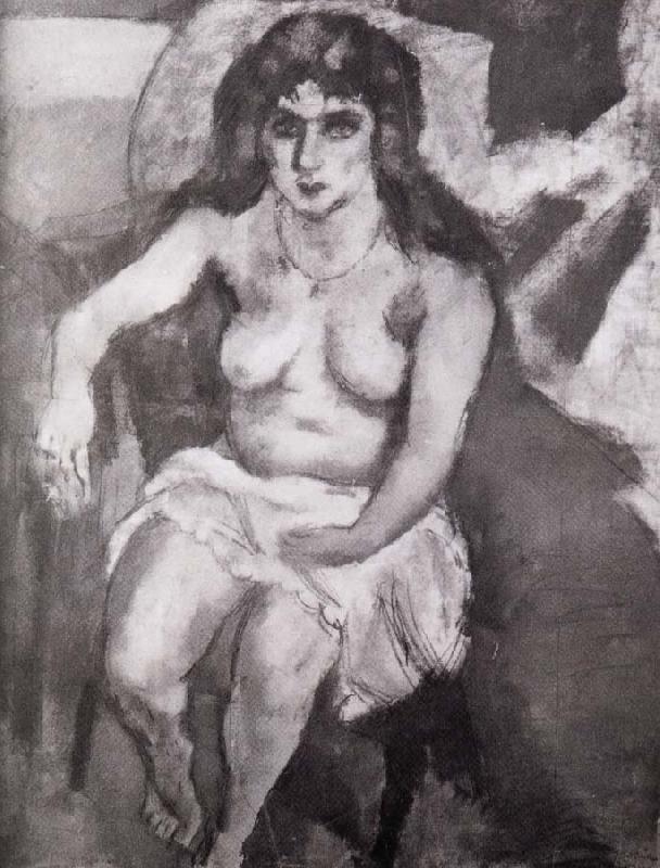 Younger woman of Blue eye, Jules Pascin